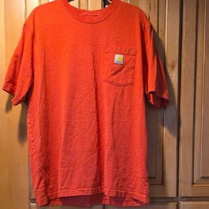 Carhartt Men's Vibrant Red Short Sleeve Tee